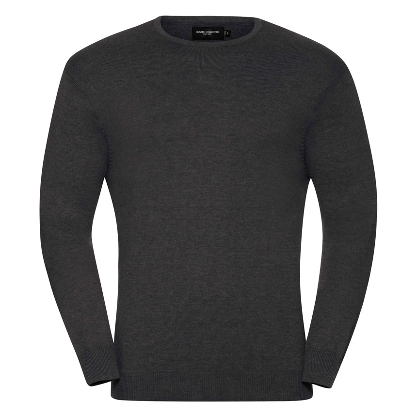 R717M-Mens Crew Neck Knitted Pullover